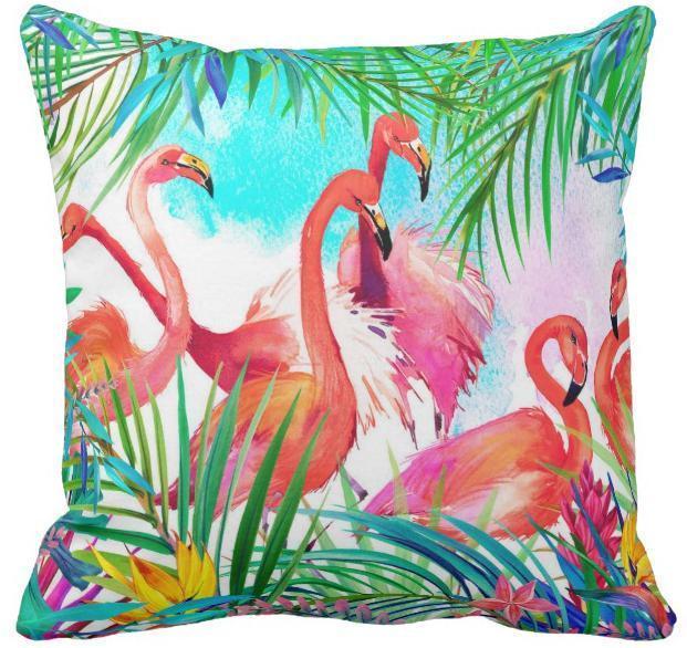 Flamingo Passion Pillow Cover