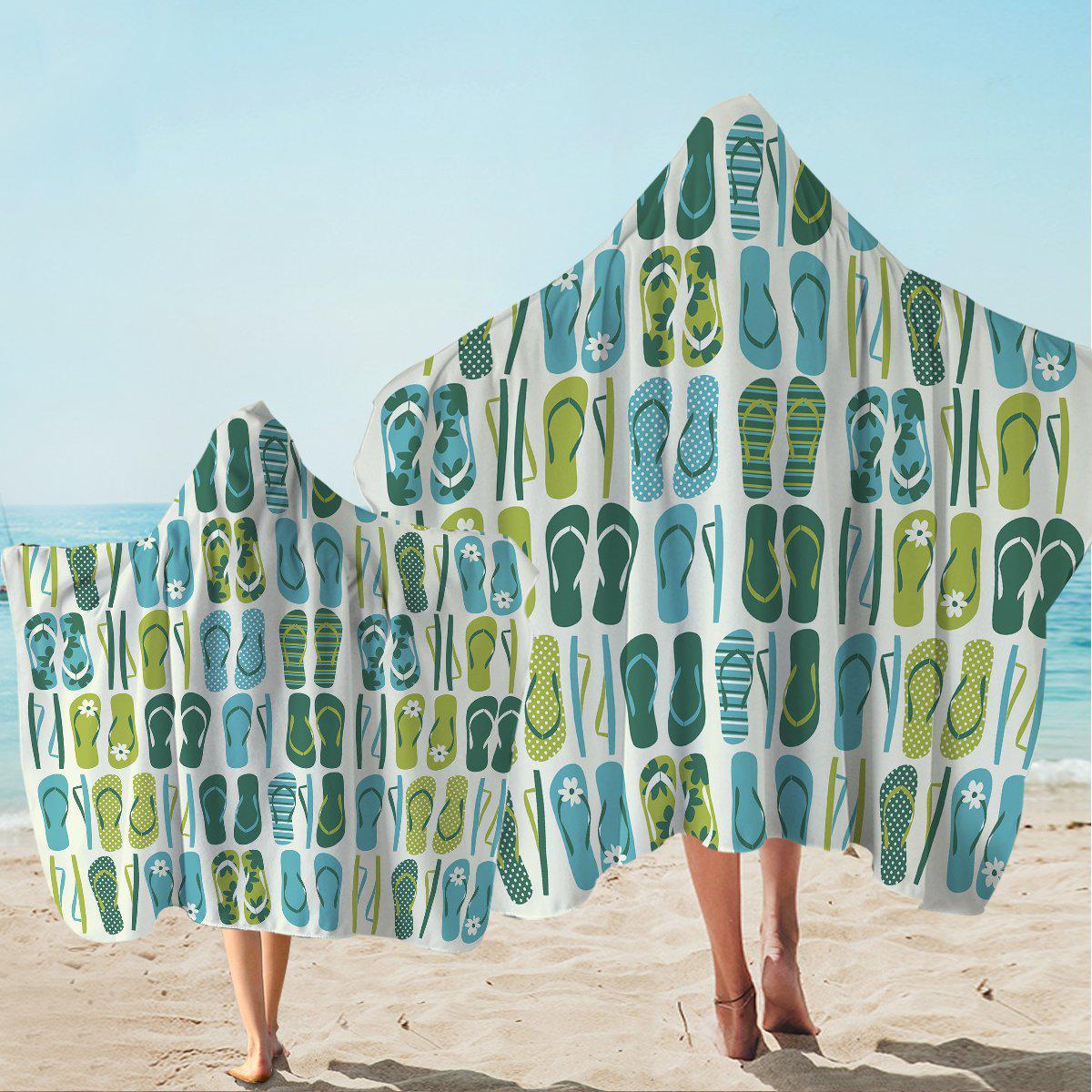 Flip Flop Frenzy Hooded Towel