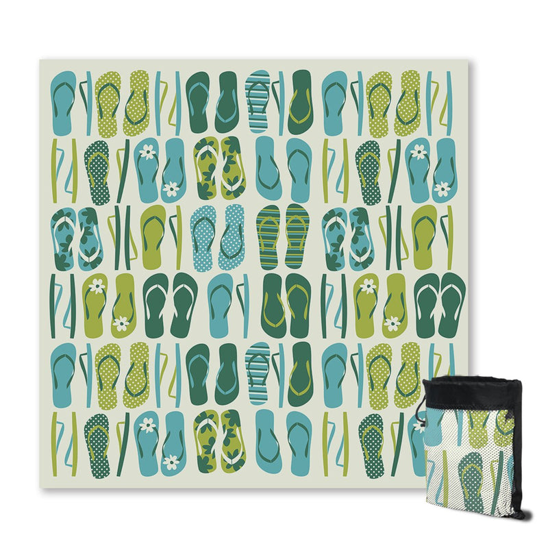 Flip Flop Frenzy Sand Free Towel