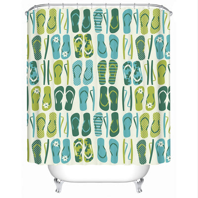 Flip Flop Frenzy Shower Curtain