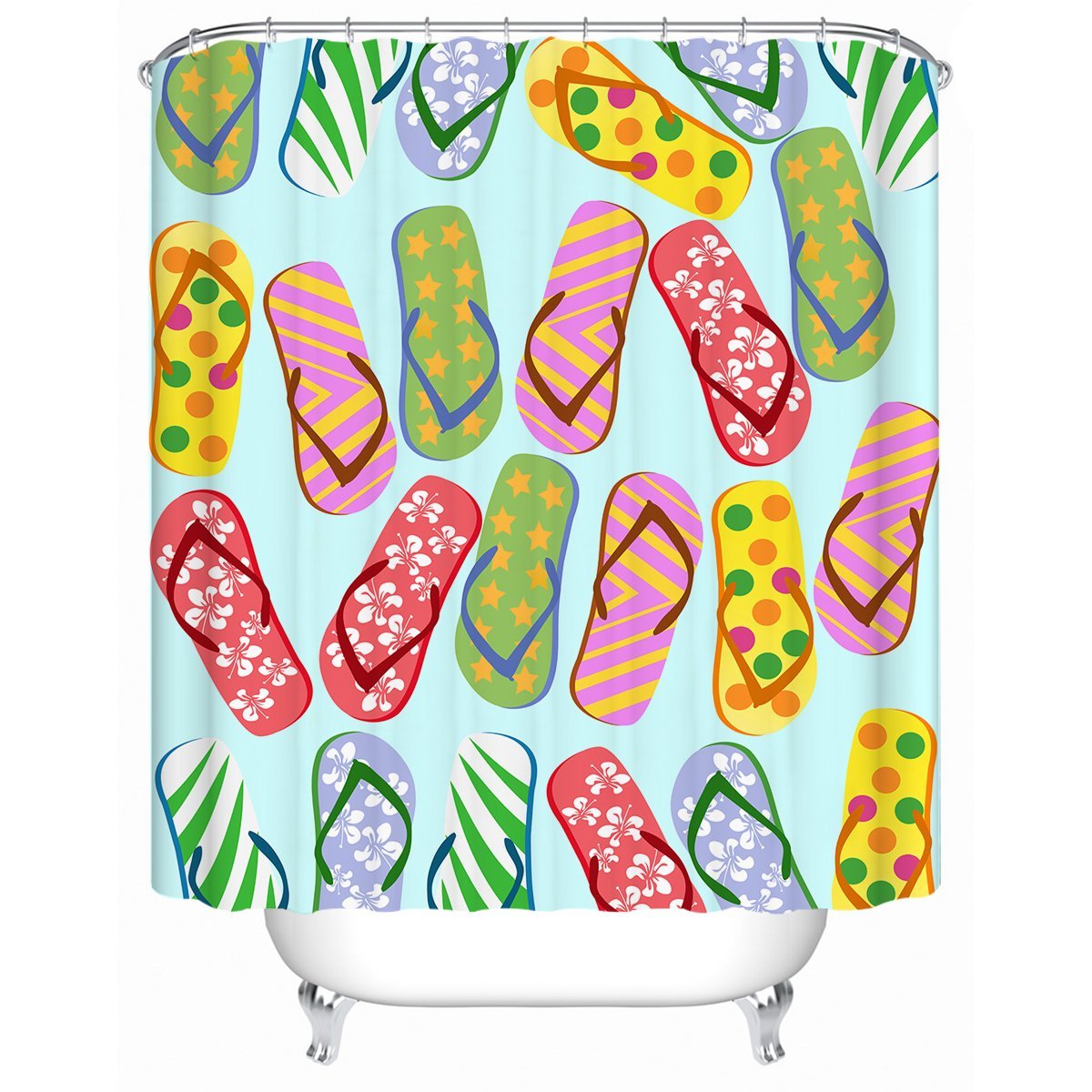 Flip Flop Kinda Girl Shower Curtain