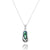 Flip Flop Pendant Necklace with Abalone Shell