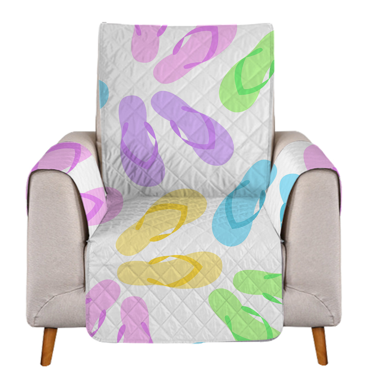 Flip Flops Galore Sofa Cover