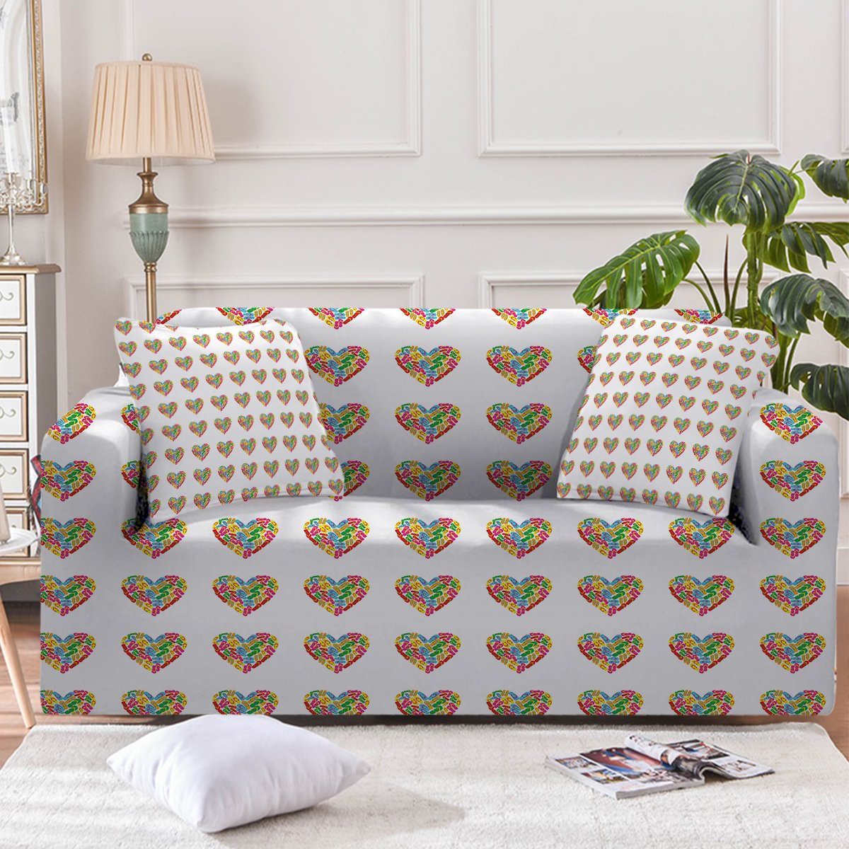 Flip Flops in my Heart Couch Cover