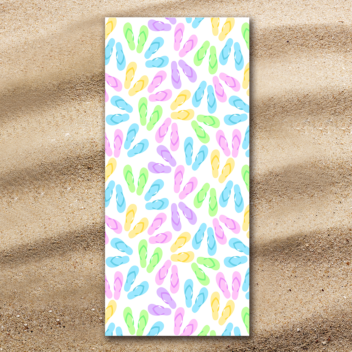Flip Flop Galore Extra Large Towel