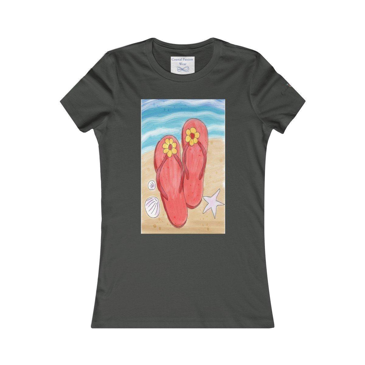 Flip Flops On the Beach T-Shirt