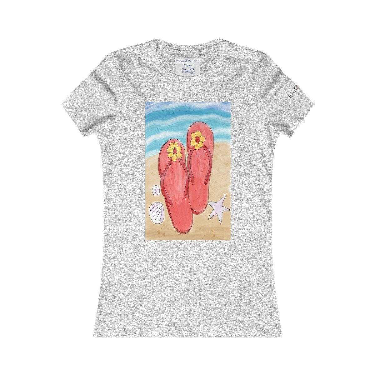Flip Flops On the Beach T-Shirt