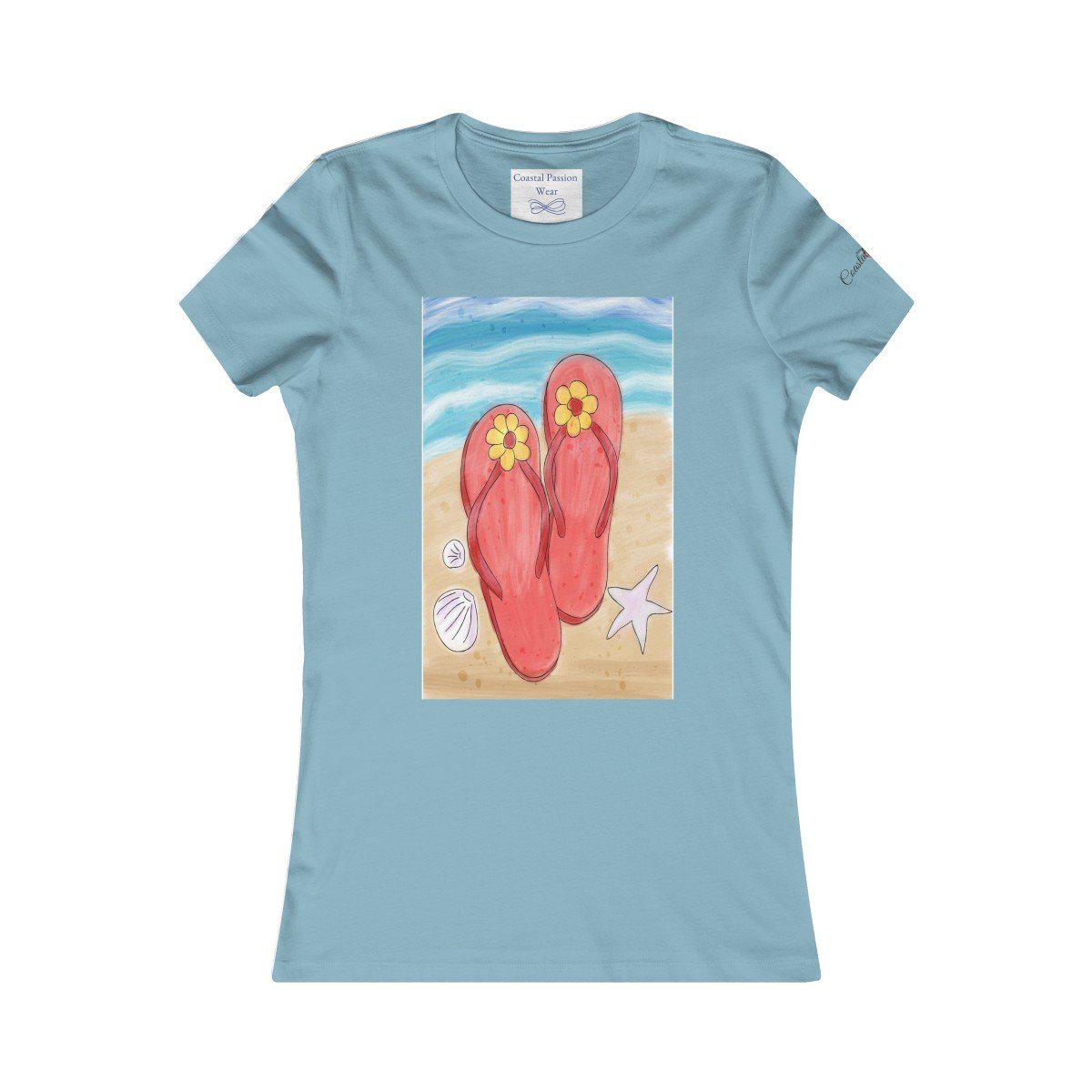 Flip Flops On the Beach T-Shirt