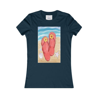 Flip Flops On the Beach T-Shirt