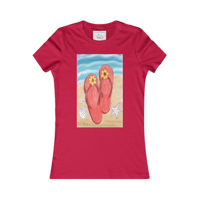 Flip Flops On the Beach T-Shirt