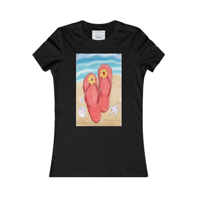 Flip Flops On the Beach T-Shirt