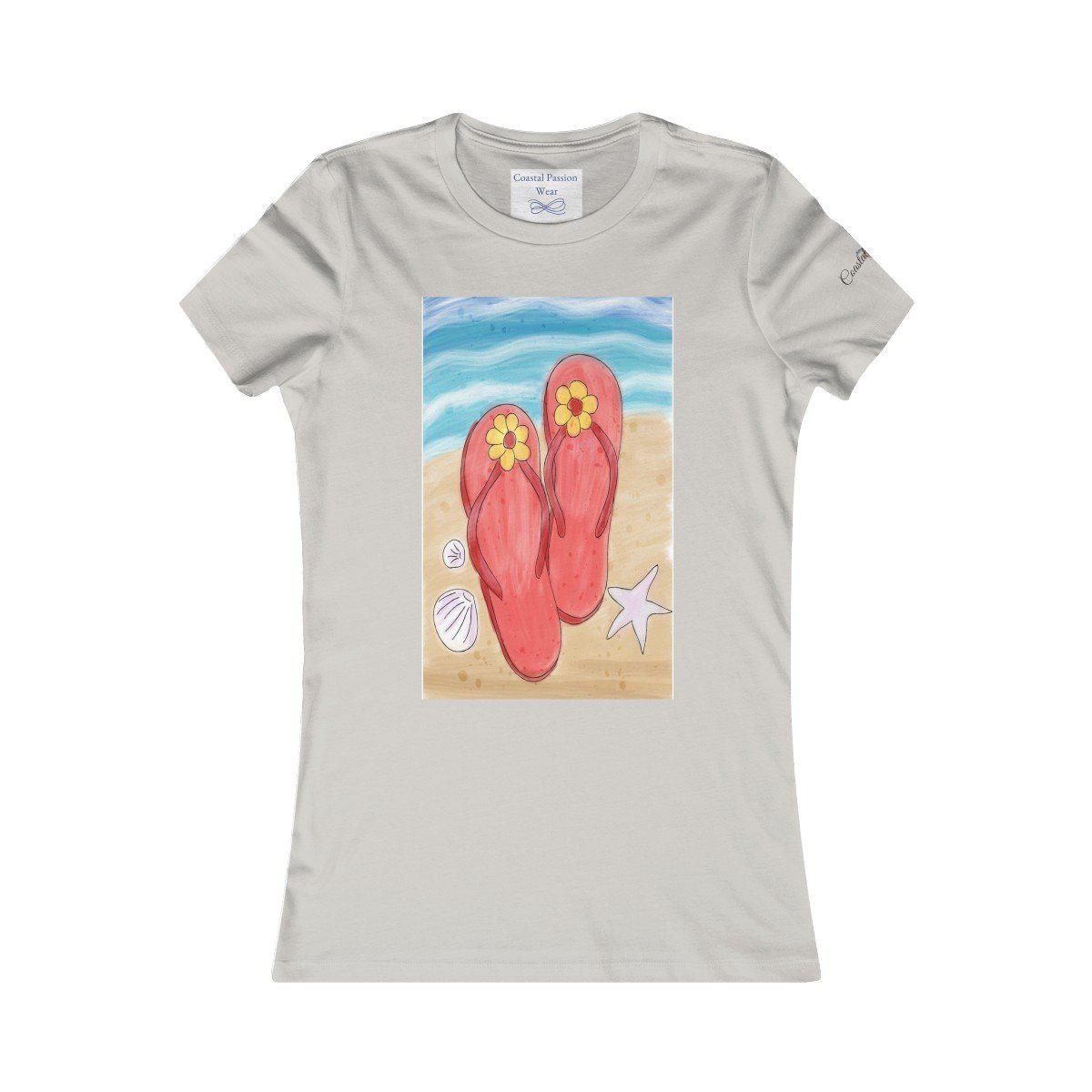 Flip Flops On the Beach T-Shirt