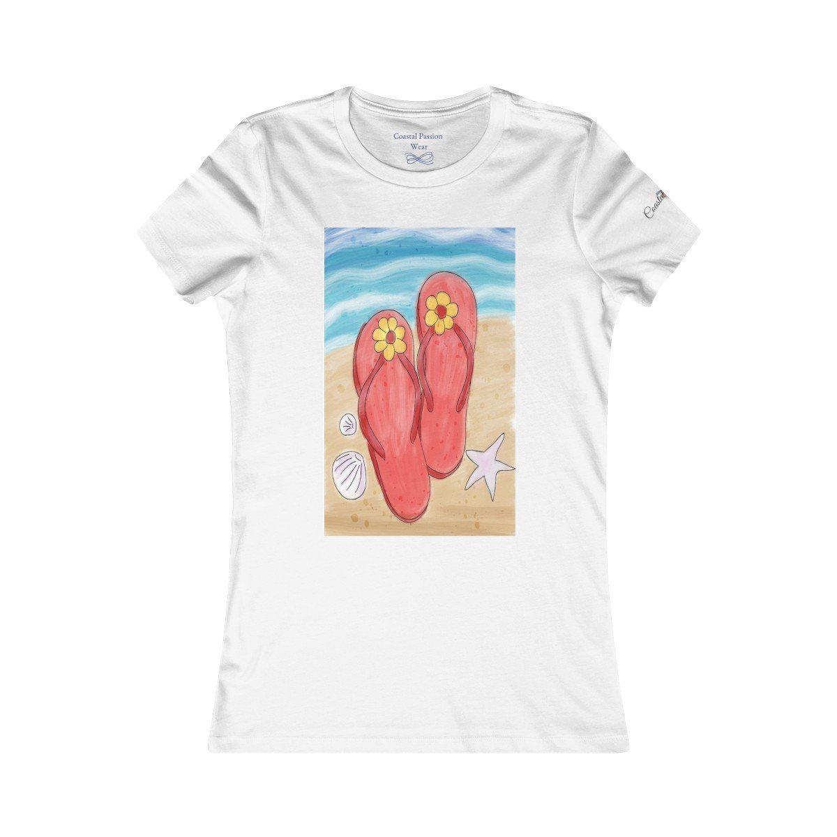 Flip Flops On the Beach T-Shirt