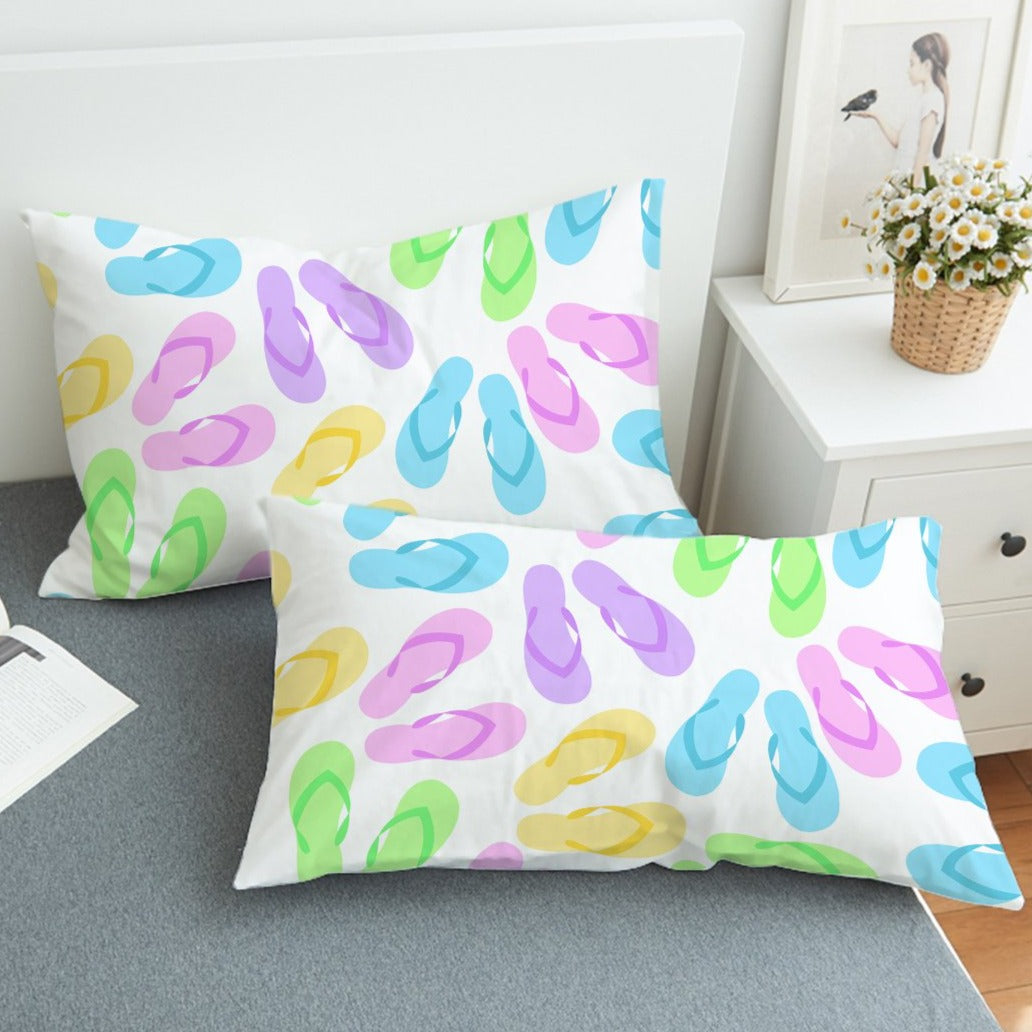 Flip Flops Galore Pillow Sham