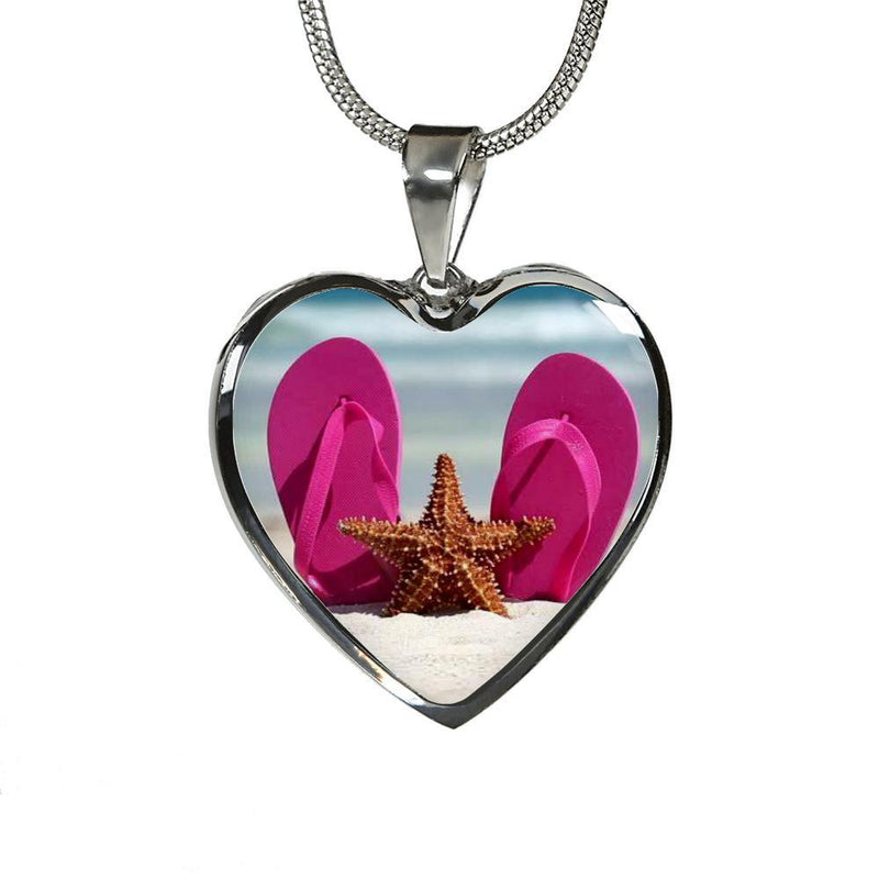Flip Flops & Starfish Necklace