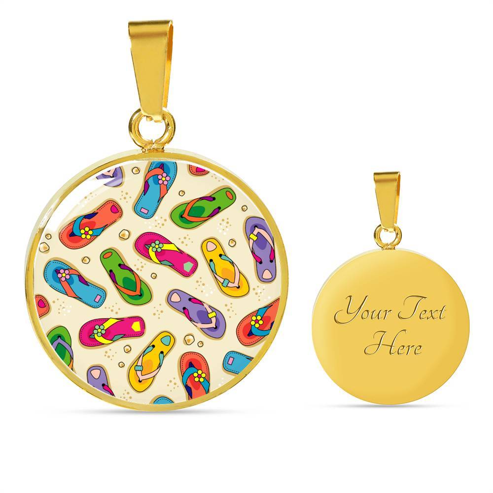 Flip Flops State of Mind Necklace