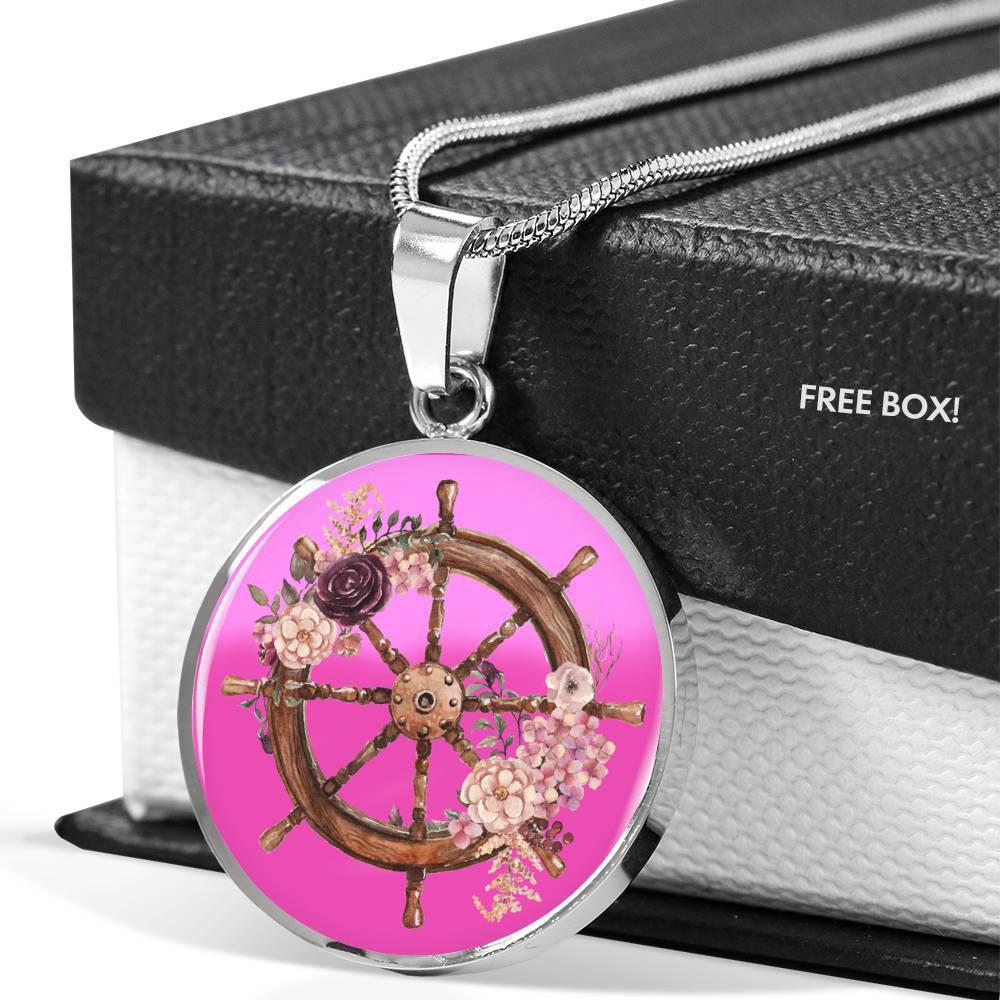 Flowery Helm Necklace