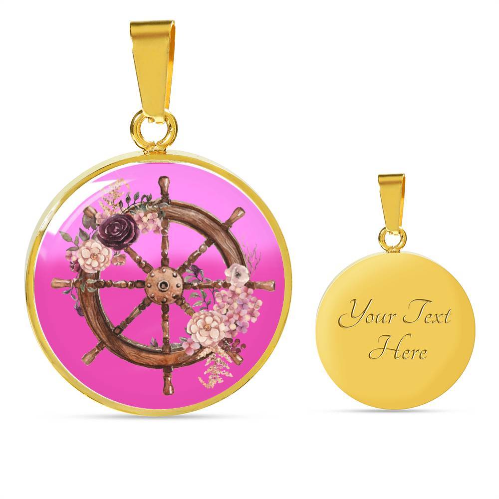 Flowery Helm Necklace