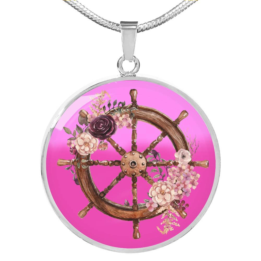 Flowery Helm Necklace