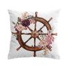 Flowery Helm Pillow Cover