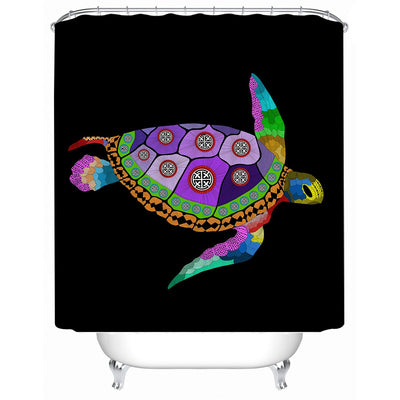 Free Spirit Turtle Shower Curtain