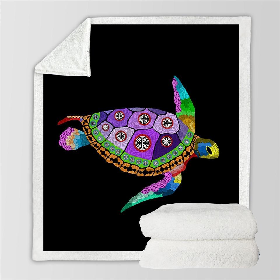 Free Spirit Turtle Soft Sherpa Blanket