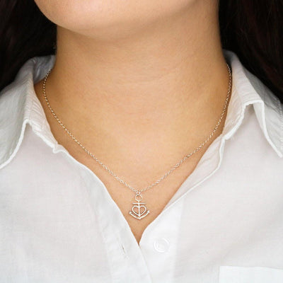 Friendship Anchor and Heart Necklace