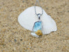 Golden Fish and Pearl Beach Pendant - Only One Piece Created