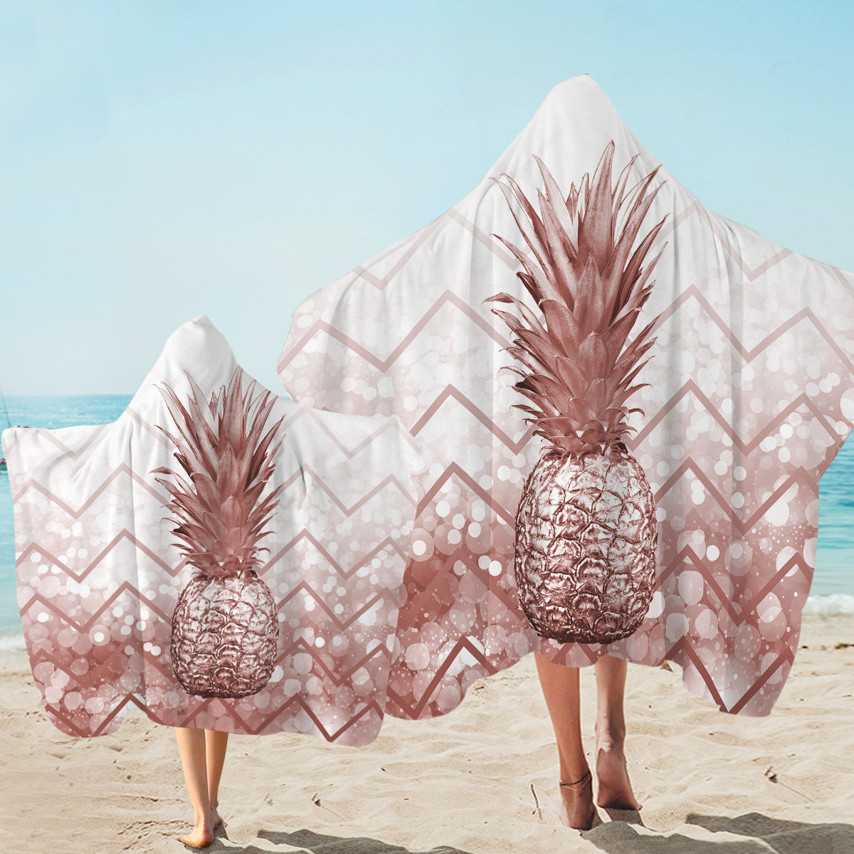 The Golden Pineapple Hooded Towel