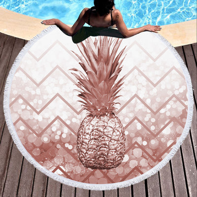 The Golden Pineapple Towel + Backpack