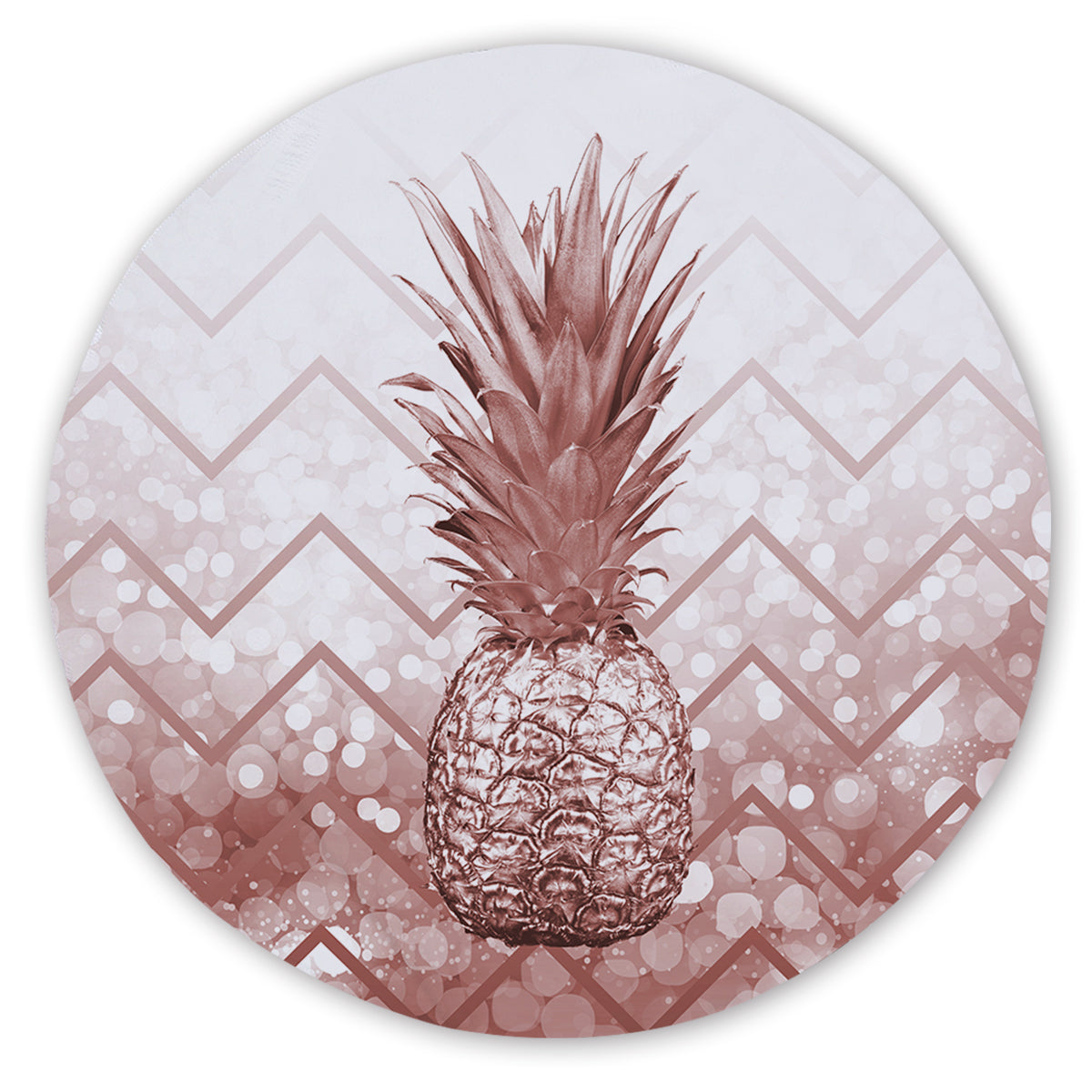 The Golden Pineapple Round Sand-Free Towel