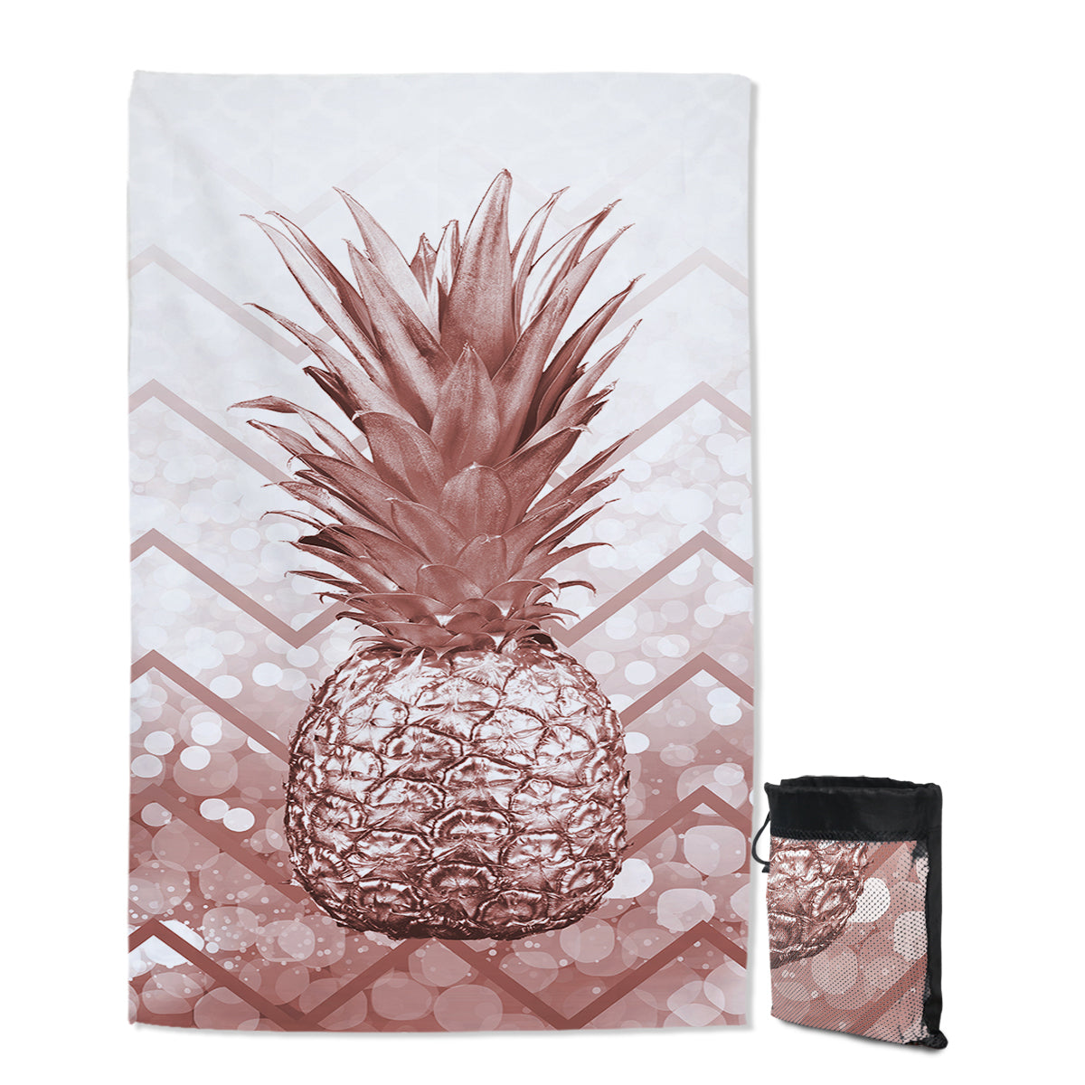 The Golden Pineapple Sand Free Towel