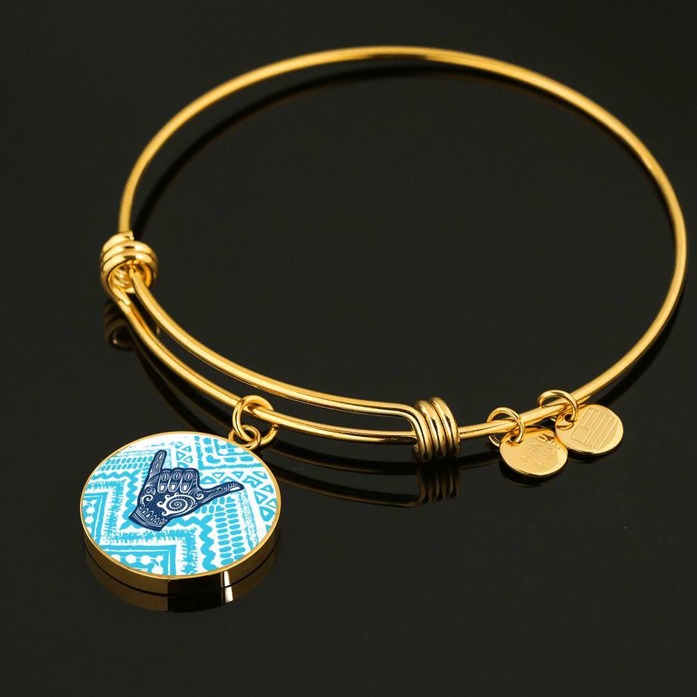 Hang Loose Bangle Bracelet