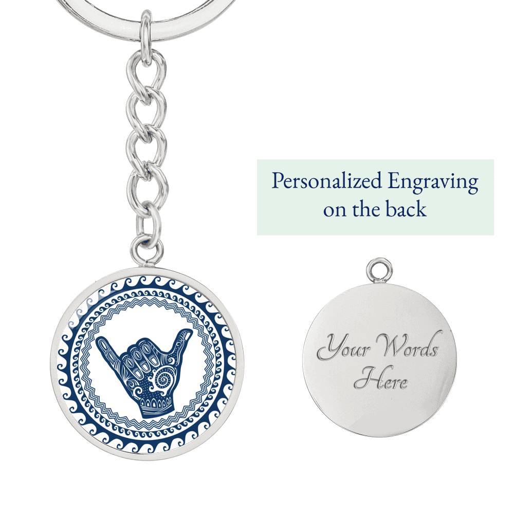 Hang Loose Beachy Keychain