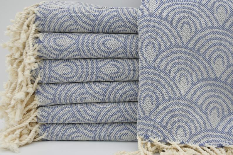 Happiness Comes in Waves Series - 100% Cotton Towels