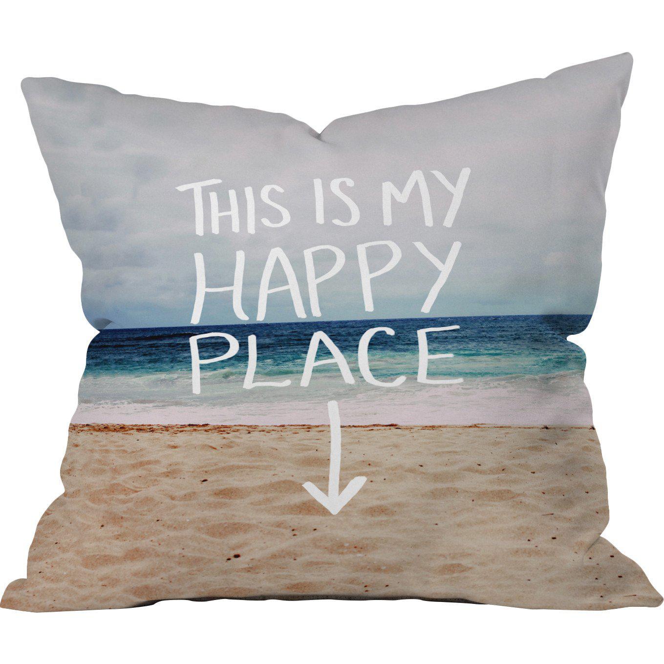 Happy Place Pillow Cover ❤ SALE!