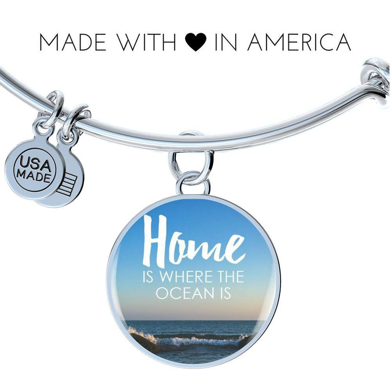 Home Is Where the Ocean Is Bangle Bracelet Collection