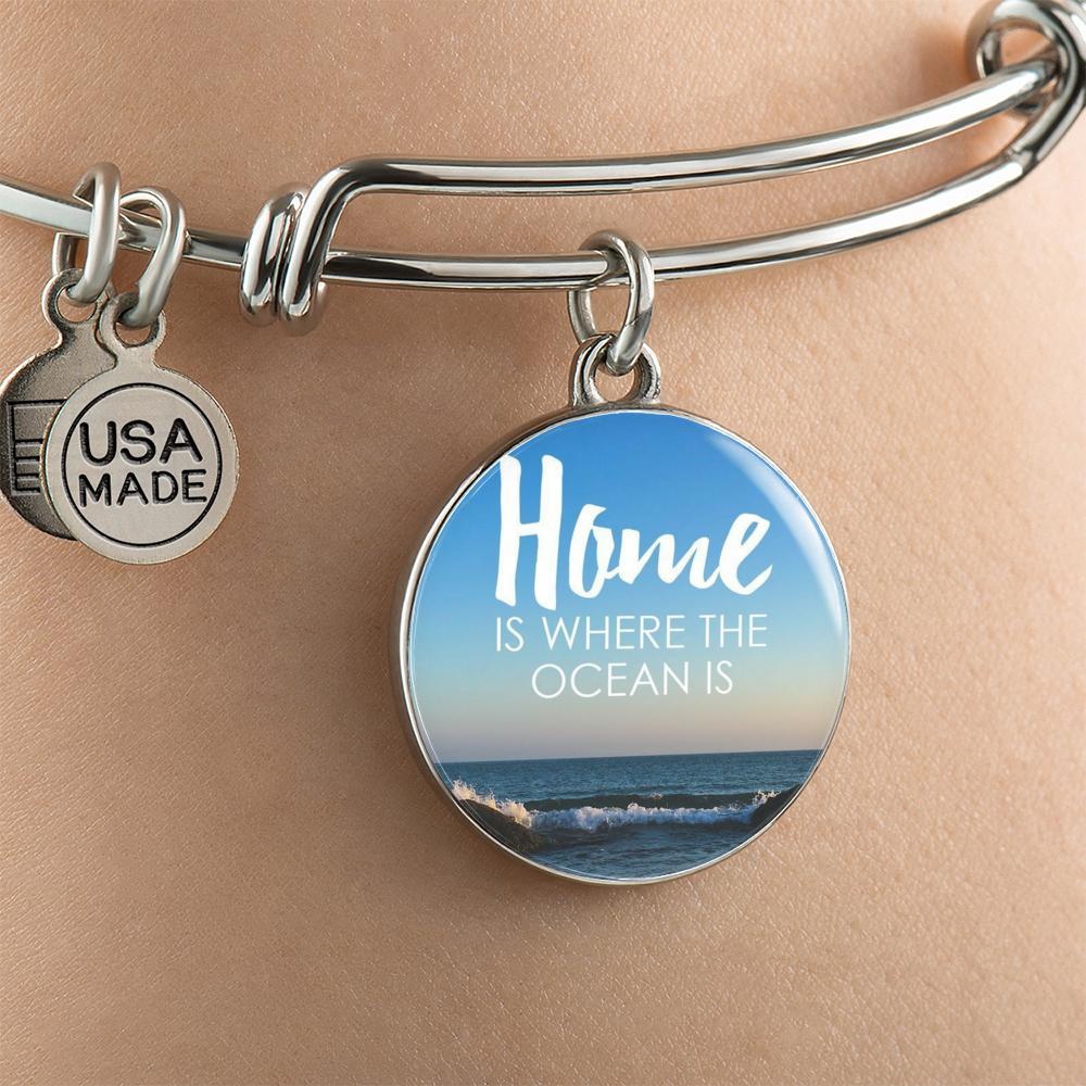 Home Is Where the Ocean Is Bangle Bracelet Collection