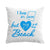 I Live in Arizona but My Heart is at The Beach Pillow Cover