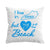 I Live in Kentucky but My Heart is at The Beach Pillow Cover