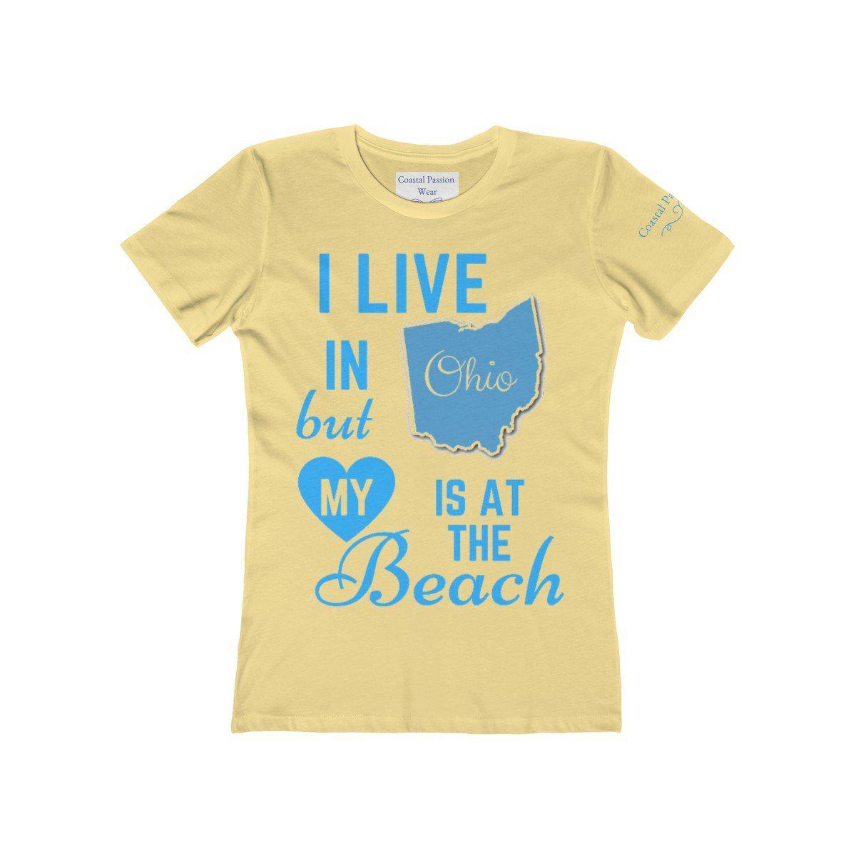 I Live In Ohio But My Heart Is at the Beach Shirt