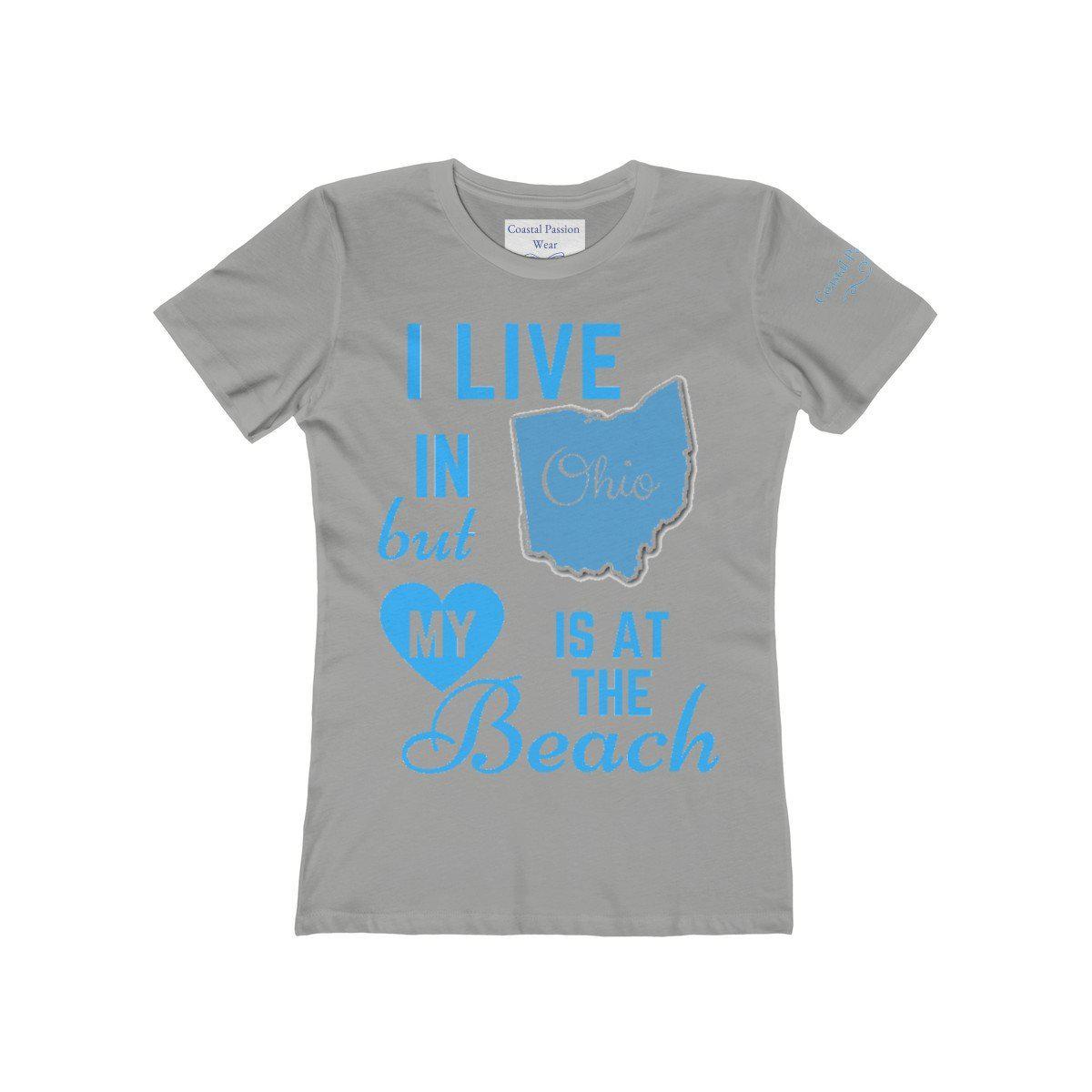 I Live In Ohio But My Heart Is at the Beach Shirt