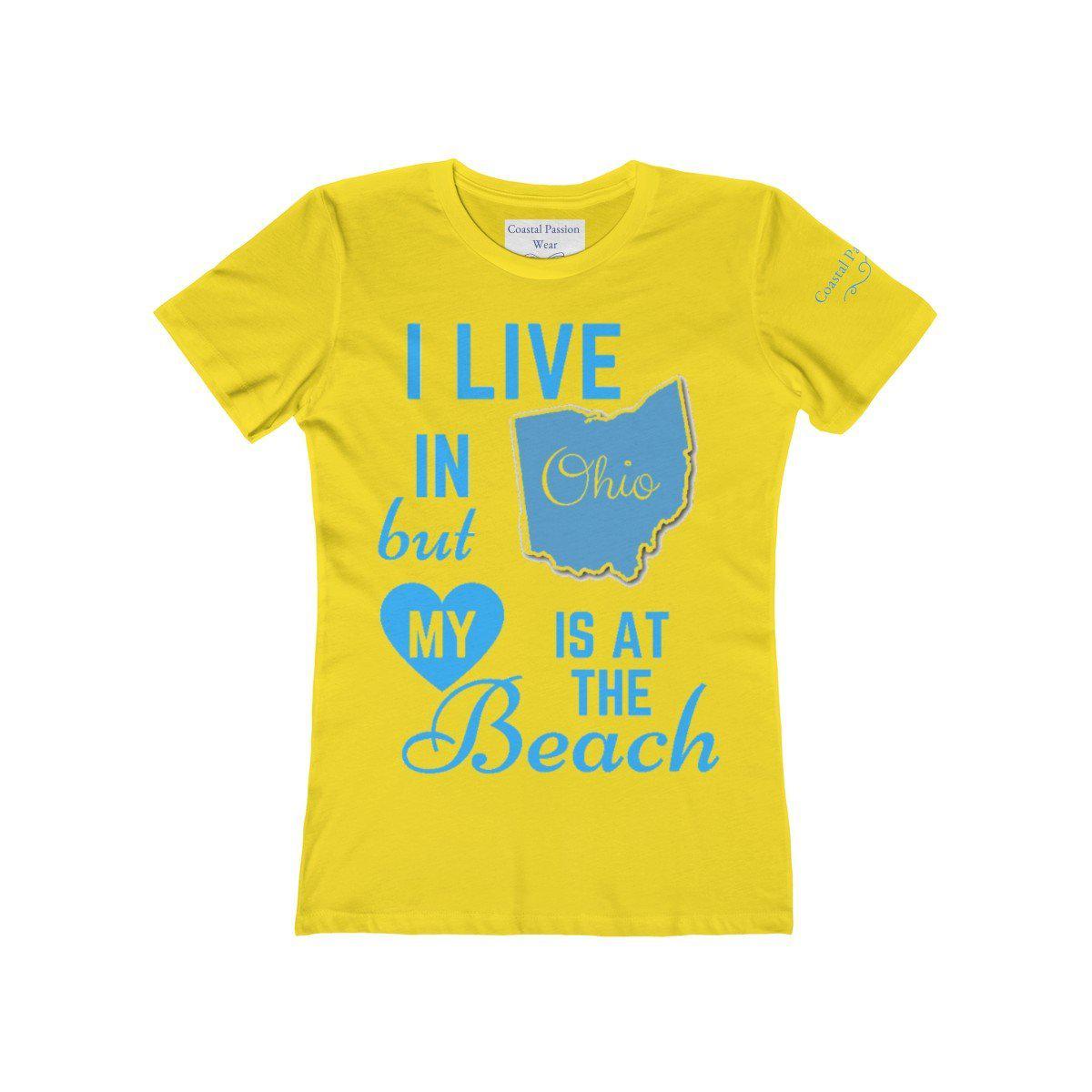 I Live In Ohio But My Heart Is at the Beach Shirt