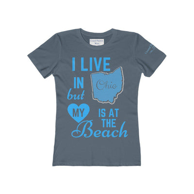 I Live In Ohio But My Heart Is at the Beach Shirt