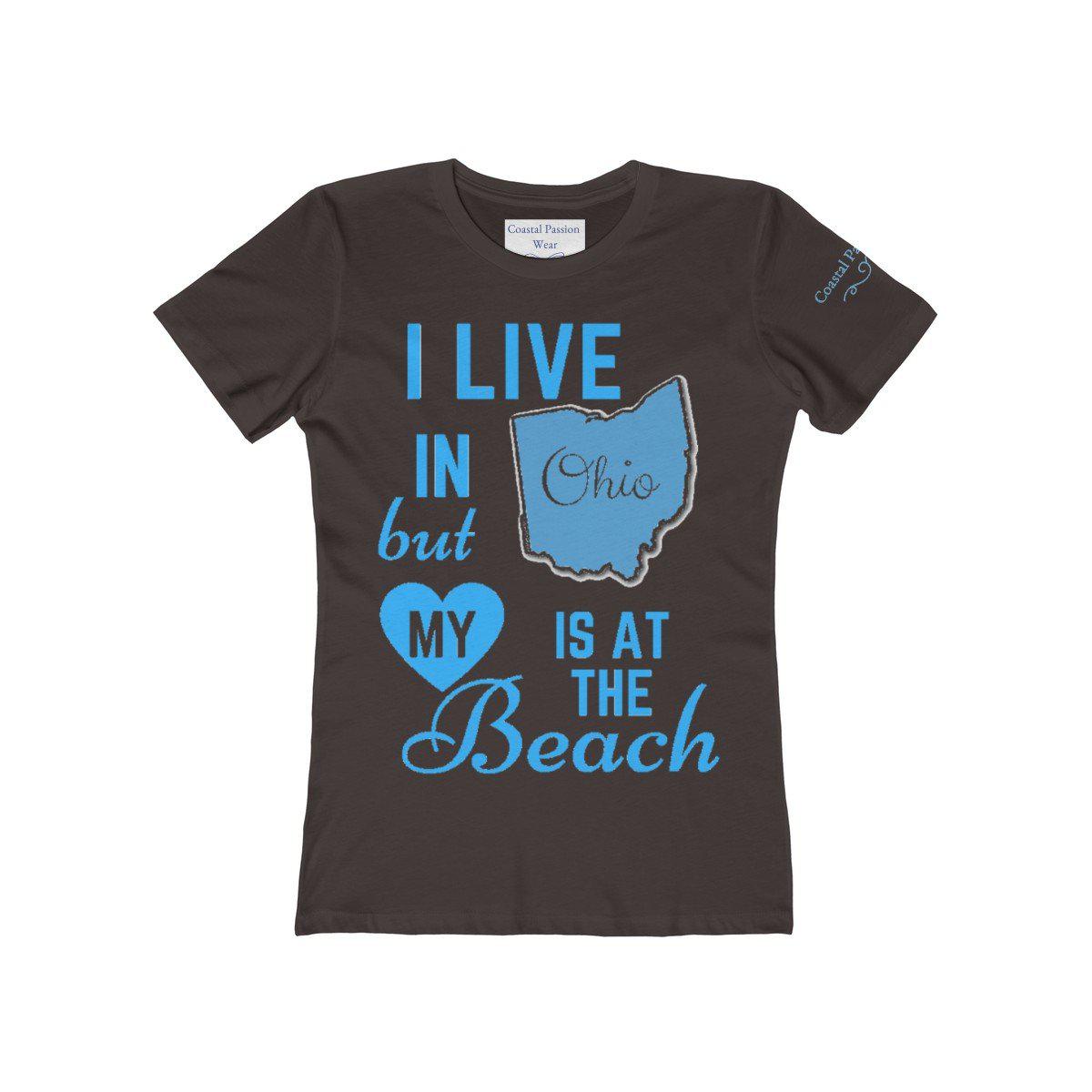 I Live In Ohio But My Heart Is at the Beach Shirt