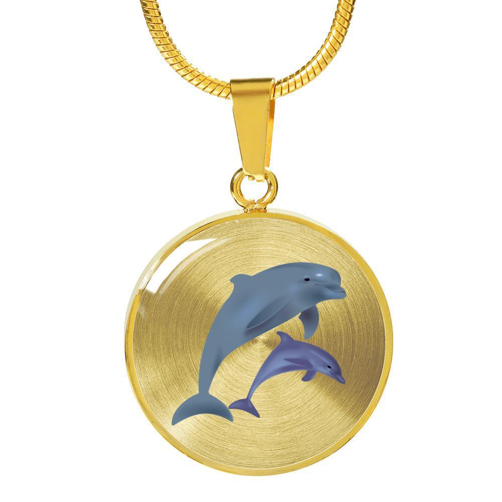I Love Dolphins Necklace