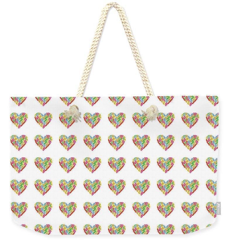I Love Flip Flops Weekender Tote Bag