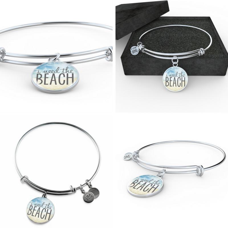 I Need The Beach Bangle Bracelet