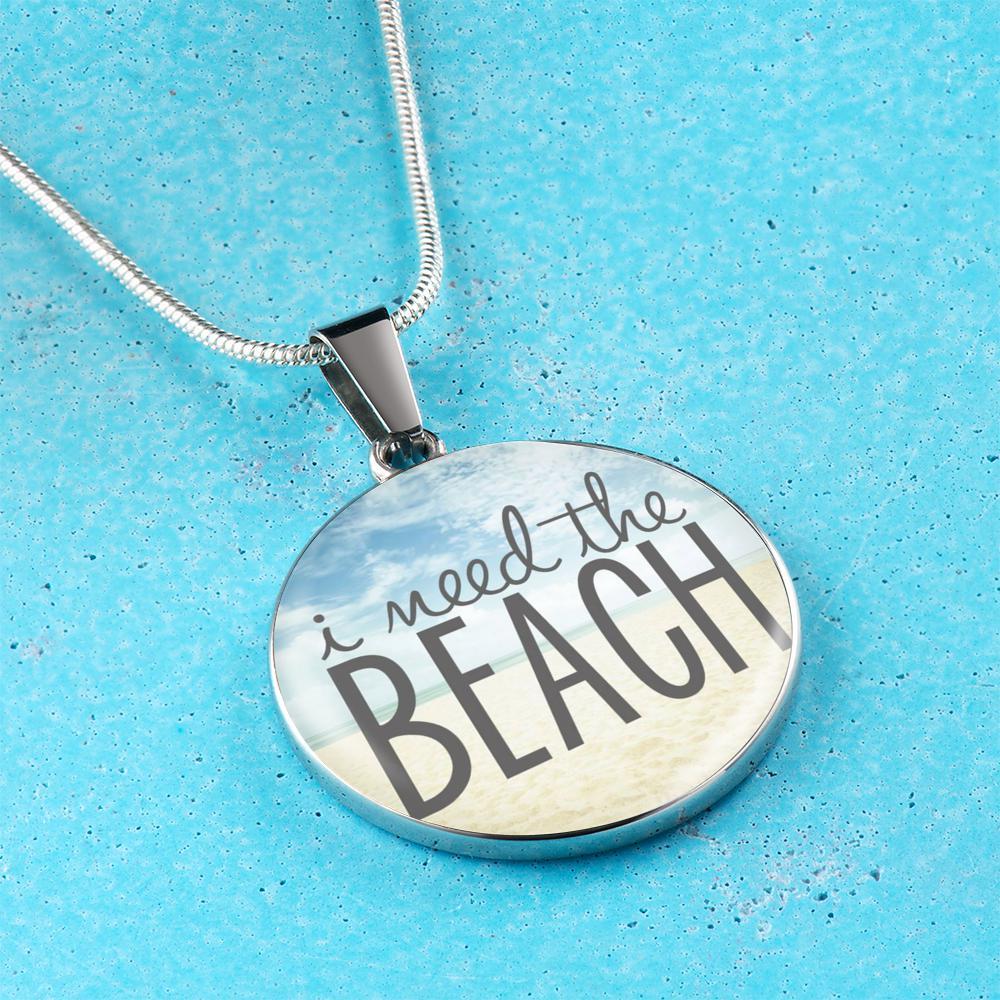 I Need The Beach Necklace