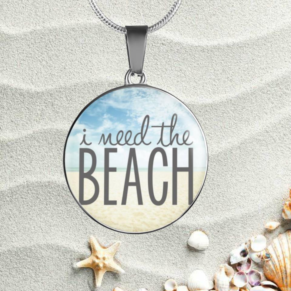 I Need The Beach Necklace